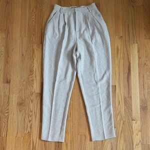 MINKPINK Florentine Houndstooth High-Waisted Trousers